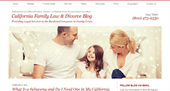 Desktop Screenshot of californiafamilylawanddivorce.com